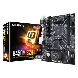 Carte mère <span class=keywords><strong>B450M</strong></span> S2H AM4 AMD B450 SATA 6 Gb/s USB 3.1 Micro <span class=keywords><strong>ATX</strong></span> AMD - Product Image 1