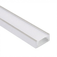 Profilé carré en aluminium pour bande LED, éclairage de vitrine, éclairage d'escalier, décorations, soudure, 12mm 17mm 24mm, noir, série 6000