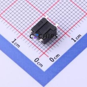 YTS1R0032CBG00 Tactile Switch SMD-4P,6x6mm Switch Single Pole Single Throw Round Button 2.5N Vertical Mount - Product Image 2