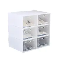 Оптовая продажа, коробка для хранения обуви, прозрачные пластиковые коробки для хранения обуви, прозрачная Штабелируемая коробка для обуви, акриловое хранение