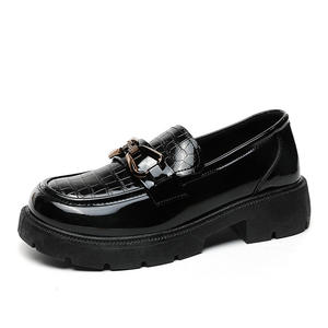 Nouvelles chaussures mocassins pour femmes Lefu K1803, été automne 2023, couleur unie, semelle épaisse, style étudiant coréen, imperméables, antidérapantes - Product Image 6