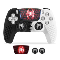 Vente flash - Coque de protection en silicone double couleur personnalisée de marque OEM pour manette de jeu sans fil