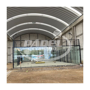 สนามแพเดิลเทนนิสแบบพาโนรามา ขายดี ปี 2026 สนามหญ้าเทียม สำหรับเล่นกลางแจ้งและในร่ม พร้อมหลังคาแยกต่างหาก - Product Image 4