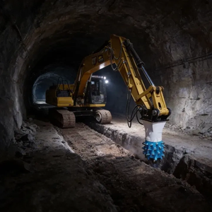 Cortadora de Tambor Hidráulica de Alto Rendimiento para Minería, Excavadora de 40t - Product Image 1