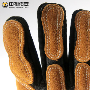 ถุงมือยุทธวิธีกลางแจ้งแบบเต็มนิ้วหนังกันลื่นสำหรับผู้ชายปีนเขาตั้งแคมป์ - Product Image 5