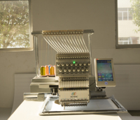 Nouvelle Machine à Broderie Informatisée Multifonctionnelle à Tête Unique 15 Aiguilles pour Casquettes – Usage Domestique