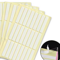 Tiras Adhesivas de Doble Cara para Uñas Acrílicas, Cinta Transparente para Práctica de Uñas Postizas, Exhibición y Soportes de Entrenamiento