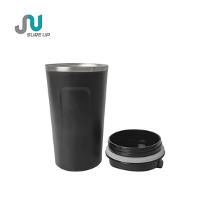 Gobelet isotherme portable à double paroi en acier inoxydable 304 avec poignée pour bière froide et café - Product Image 4