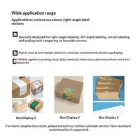 Machine d'étiquetage semi-automatique à 90 degrés pour cartons, étiqueteuse adhésive pour boîtes en papier, scellage à angle droit, utilisation facile