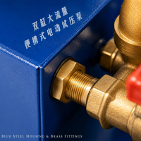 Pompe de test de pression électrique portable DSY-25A 2.5MPA pour tuyaux hydrauliques, testeur de tuyaux d'eau PPR, pompe à pression à double cylindre