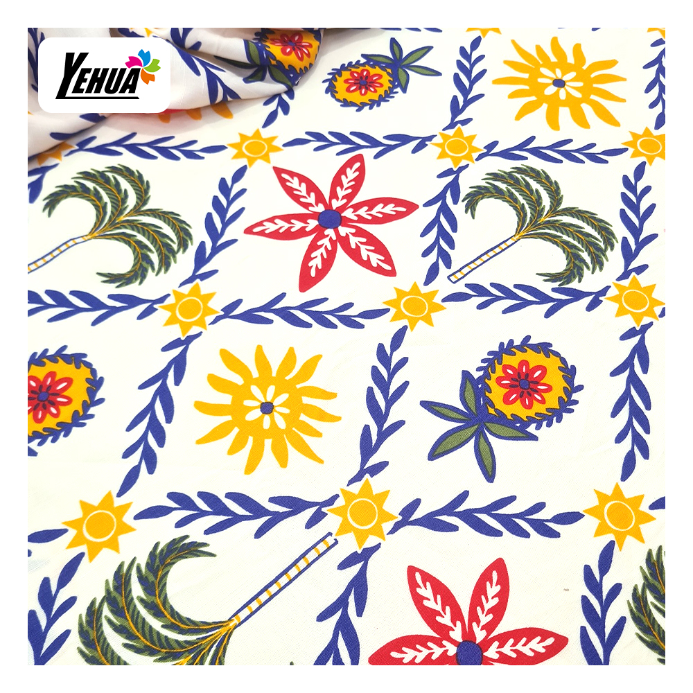 High Quality Soft Breathable Rayon Slub Fabric for Summer Dresses Casual Wear