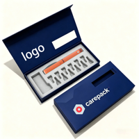 Boîte en carton pour stylo d'injection d'insuline portable, logo personnalisé, structure professionnelle, équipe de conception, emballage médical