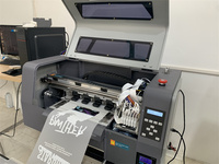 2024 nuevo modelo Hoson Board A3 30cm impresora DTF con doble cabezal Xp600 I1600 cabezal para transferencia de tela de camiseta