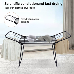 <span class=keywords><strong>Sortie</strong></span> d'usine Stand Cloth Racks Salle de lavage Cintre Sèche-<span class=keywords><strong>linge</strong></span> Vêtements Rack - Product Image 4