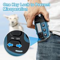 Collar de entrenamiento para perros de gran venta 2025 con pitido remoto, Collar de choque vibratorio, Collar de Control de ladridos para perros, tren 2 perros, superventas AMZ
