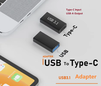 Adaptateur USB Type C F/M vers USB3.0 Convertisseur F/M Adaptateur de charge USB-C portable Câble d'extension Type-C OTG pour téléphone et tablette