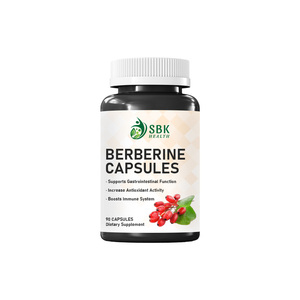 Cápsulas de Berberina HCl a Precio de Mayoreo, Suplemento Herbal Halal, Refuerzo Antioxidante, Apoyo Gastrointestinal - Product Image 1