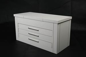 Boîte à bijoux/armoire en bois sur mesure de grande taille pour femmes et filles, cadeau - Product Image 3