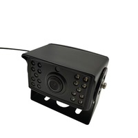 Cámara de Reversa para Automóvil de 12V 24V CVBS/AHD, Visión Nocturna Infrarroja, Impermeable, Cámara de Visión Trasera para Camión y Autobús