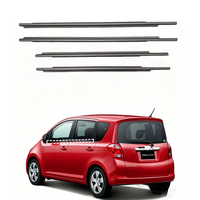 Kit de garnitures en feutre pour vitres extérieures (4 pièces) pour Toyota Ractis 2005-2010 – Joints d'étanchéité en feutre pour vitres