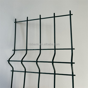 Vente flash Panneau de clôture en treillis métallique incurvé en PVC vert 3D à pliage en V, imperméable et robuste pour clôture ou treillis - Product Image 4