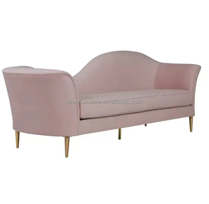 Muebles de salón a precio de fábrica, sofá suave moderno de mediados de siglo, sofá de diseño novedoso, sofás de sala de estar, sofás de boda rosas clásicos - Product Image 2
