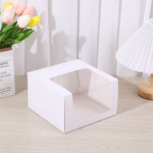Cardboard <b>Gift</b> Box with Window <b>Gift</b> Box with Window <b>clear</b> for Hats and Caps White <b>Gift</b> <b>Boxes</b> with <b>Clear</b> Window - Product Image 6
