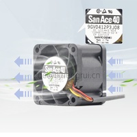 Kipas Mini Sanyo 9GV0412P3J08 12V DC 0.60A 40x40x28mm 4cm 4 kabel Peralatan Fanuc Kipas Pendingin Aksial Mini Server