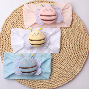 Européen Américain Nouveau Bébé Bandeau En Nylon Couleur Pure Fontanel Protection Mignonne Princesse Fille Cheveux Accessoires - Product Image 1