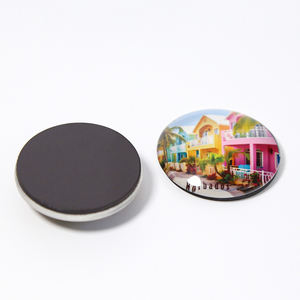 Imanes de Refrigerador Personalizados al por Mayor, Diseño de Ciudad Turística, Recuerdo, Imanes Redondos de Cristal para Refrigerador - Product Image 3