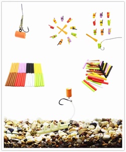 Tùy chỉnh kích thước & bao bì 10PCS 8 & 6mm xi lanh bọt Giàn Khoan bọt Gậy tóc Giàn Khoan nổi cá chép câu cá Fly buộc EVA dù bài - Product Image 2