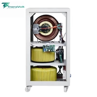 Régulateur de tension automatique stabilisateur 380V Série SJW 15kva à 80kva Triphasé AC avec écran LCD pour utilisation SVC Personnalisable