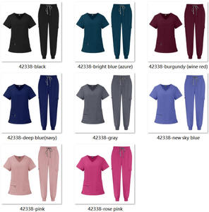 Blouse de laboratoire professionnelle Cargo, tenues d'uniformes médicaux élégants et très bien notés pour vétérinaires et dentistes <span class=keywords><strong>en</strong></span> <span class=keywords><strong>ligne</strong></span>, 42338 Azure Scrubs Uniforms - Product Image 4