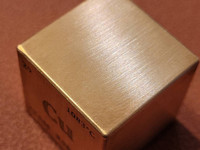 3N5 Cube de cuivre Cube d'élément métallique pour la décoration Taille de 1 pouce Marquage laser