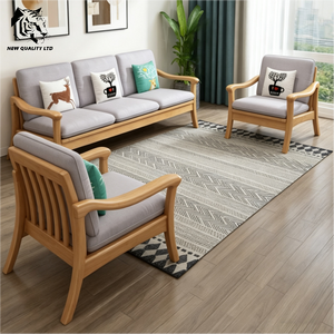 Sofá seccional de madera para sala de estar, nuevo, ecológico, con logotipo personalizado, de fábrica original, bajo costo, gran stock, actualización en progreso. - Product Image 5