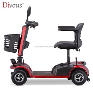 Scooter Eléctrico Plegable Ligero y Portátil de 4 Ruedas para Personas Mayores y Adultos con Discapacidad, con Batería Extraíble - Product Image 5