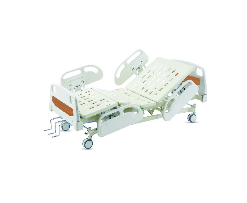 2200*980*(450-770)mm Three-Function Medical Nursing Bed Manual Hospital Bed