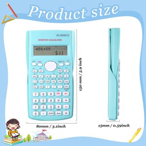 เครื่องคิดเลขวิศวกรรมแบบไม่แสดงกราฟ ใช้แบตเตอรี่ จอแสดงผล 10+2 หลัก สำหรับนักศึกษาวิศวกรรมศาสตร์ โรงเรียน การเงิน ธุรกิจ - Product Image 3