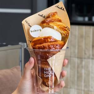 Papel de Envolver Alimentos Antigrasa y Resistente al Aceite con Logotipo Personalizado, Papel para Hornear de Pulpa de Madera Virgen para Croissants y Helados - Product Image 5