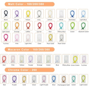 Bóng bay <span class=keywords><strong>Latex</strong></span> nhiều màu sắc FENGCHE 100 quả/gói, 260 bóng, hình dài, dùng trang trí tiệc tùng - Product Image 3