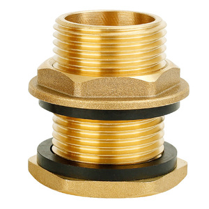 Conectores de Tanque de Agua de Cobre de 4/6 Pulgadas con Roscas Internas y Externas para Piscinas, Torres, Salidas de Drenaje, Accesorios de Tubería de Entrada de Agua - Product Image 1