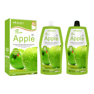 OEM all'ingrosso Apple 72 colore dei <span class=keywords><strong>capelli</strong></span> crema senza ammoniaca senza macchia Apple colore dei <span class=keywords><strong>capelli</strong></span> crema per Unisex <span class=keywords><strong>capelli</strong></span> <span class=keywords><strong>capelli</strong></span> barba colore nero <span class=keywords><strong>colorante</strong></span> - Product Image 1