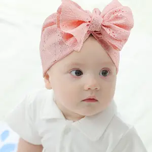 Hint tarzı düz renk nefes bebek kurdelası şapka bebek yenidoğan Fetal kap
