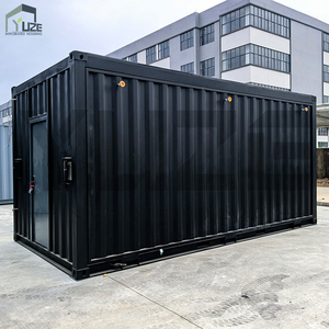 Bền màu đen ngoài trời Modular thép lưu trữ phòng dễ dàng thiết lập thời tiết vận chuyển container nhà - Product Image 5