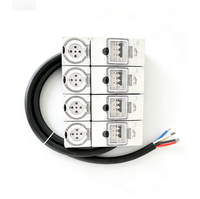 Interruptor Combinado Estándar Australiano 56E12 en Oferta, 56E12 + EATON 4*RCBO 3P+N 32A + 4*56SO532 + 4*56CB4N, Gris