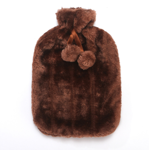 Bolsa de Agua Caliente de Goma Nueva, Bolsa de Agua Caliente de PVC, Funda de Tela de Felpa, Funda de Tela de Piel de Conejo, Bolsa de Agua Caliente para Calentar las Manos - Product Image 2