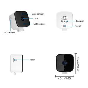 Caméra de sécurité miniature Girafit pour fenêtre, WiFi, intérieur, HD, caméra domestique, vision nocturne, détection de mouvement, enregistreur vidéo 24/7, stockage dans le cloud - Product Image 2