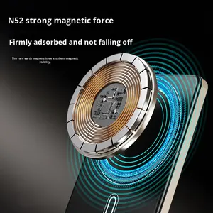 Transfronterizo ultrafino magnético inalámbrico tipo-C 15W 20000 Mah <span class=keywords><strong>batería</strong></span> de polímero de litio <span class=keywords><strong>carga</strong></span> rápida DIY banco de energía portátil regalo - Product Image 5