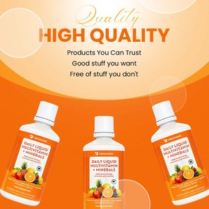 Multivitamines liquides quotidiennes personnalisées pour adultes + Minéraux Méga multivitamines liquides Minéraux traces Acides aminés Curcuma - Product Image 6