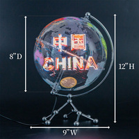 Usine OEM/ODM Cadeau de Noël Globe terrestre avec ventilateur holographique 3D Contrôle par application Wifi Affichage holographique